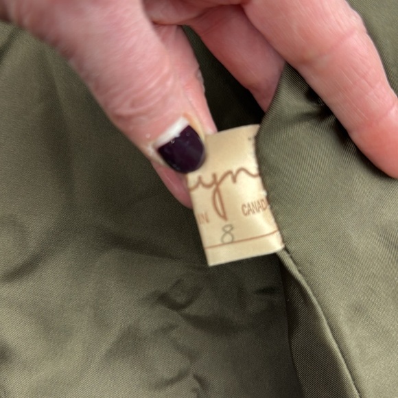 Vintage Bart Statement Green Leather Jacket with Floral Print - Picture 9 of 14